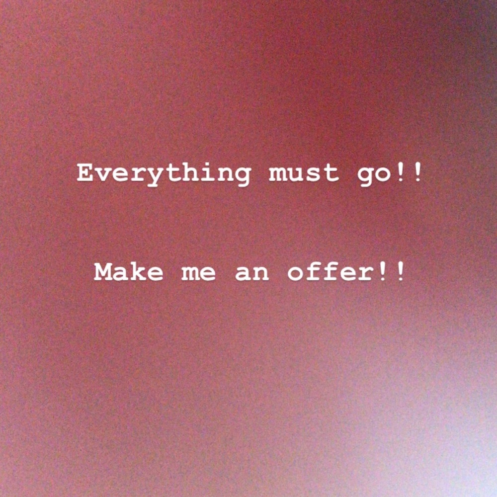 My closet must go!!